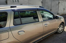 Renault Logan MCV 2013-2022 Window Deflectors (4 pcs, Sunplex Sport) photo 3