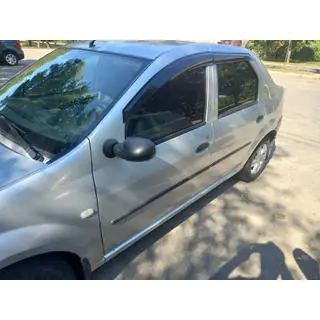 Window Deflectors (4 pcs, Sunplex Sport) Dacia Logan I 2008-2012 photo 1