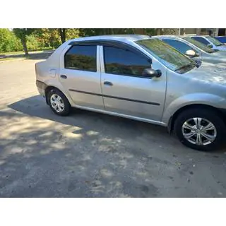 Window Deflectors (4 pcs, Sunplex Sport) Dacia Logan I 2008-2012 photo 3
