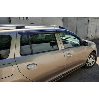 Window Deflectors (4 pcs, Sunplex Sport) Dacia Logan MCV 2013-2020 photo 4
