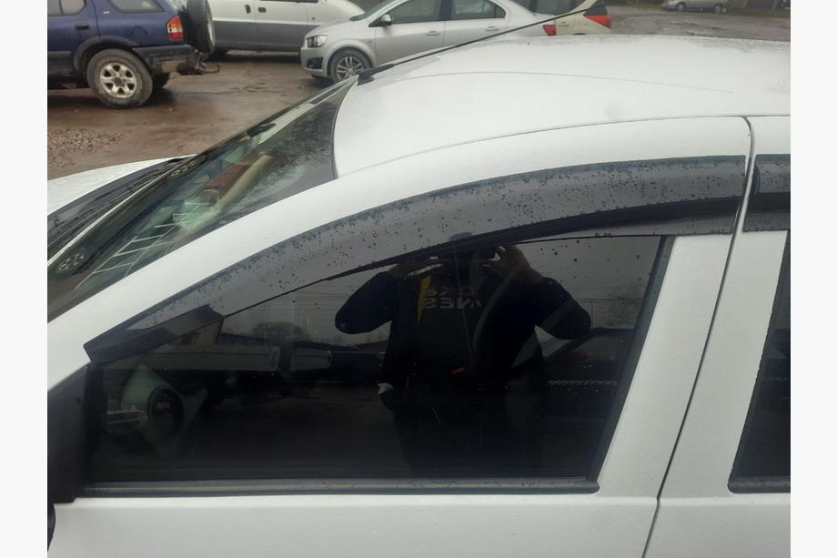 Renault Sandero 2013-2022 Window Deflectors (4 pcs, Sunplex Sport) Photo 2