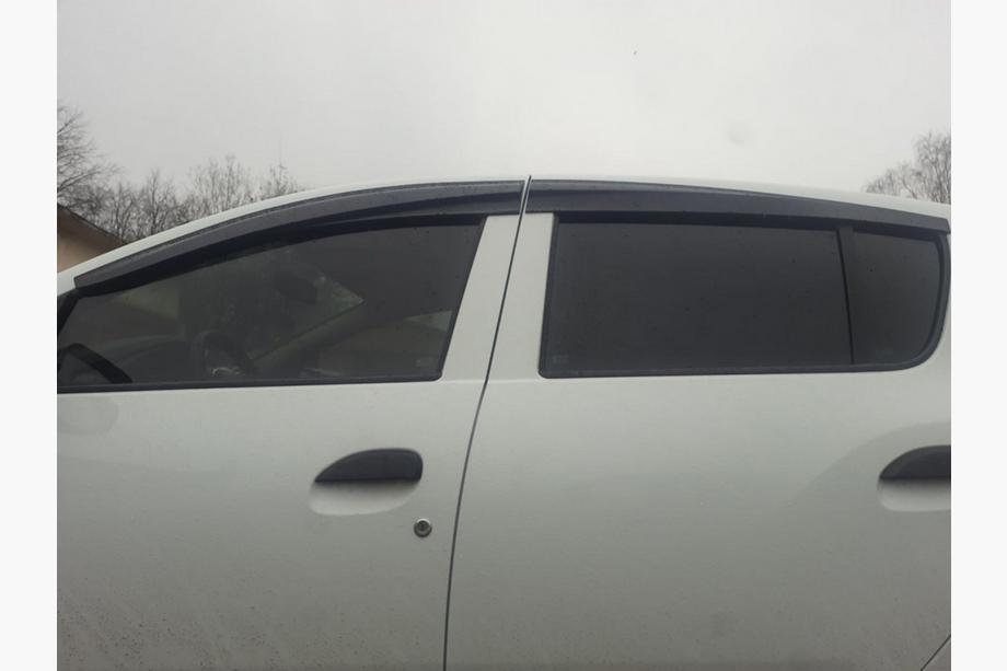 Renault Sandero 2013-2022 Window Deflectors (4 pcs, Sunplex Sport) Photo 6