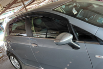 Fiat Punto Grande/EVO 2006-2018 Window Deflectors (4 pcs, Sunplex Sport) photo 8