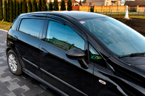 Fiat Punto Grande/EVO 2006-2018 Window Deflectors (4 pcs, Sunplex Sport) photo 3