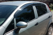 Fiat Punto Grande/EVO 2006-2018 Window Deflectors (4 pcs, Sunplex Sport) photo 6