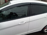 Ford Fiesta 2008-2017 Window Deflectors (4 pcs, Sunplex Sport) photo 4