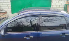 Ford Focus I 1998-2005 Window Deflectors SD (4 pcs, Sunplex Sport) photo 1