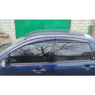 Window Deflectors SD (4 pcs, Sunplex Sport) Ford Focus I 1998-2005 photo 1