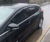 Ford Focus III 2011-2017 Window Deflectors HB/Sedan (4 pcs, Sunplex Sport) photo 1