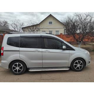 Window Deflectors (4 pcs, Sunplex Sport) Ford Courier 2014-2023 photo 4