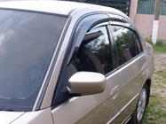 Honda Civic Sedan VII 2001-2006 Window Deflectors (4 pcs, Sunplex Sport) photo 2
