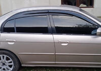 Honda Civic Sedan VII 2001-2006 Window Deflectors (4 pcs, Sunplex Sport) photo 1