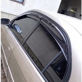 Window Deflectors (4 pcs, Sunplex Sport) Honda Civic Sedan VII 2001-2006 photo 3