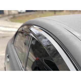 Window Deflectors (4 pcs, Sunplex Sport) Honda Civic Sedan VIII 2006-2011 photo 2