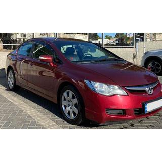Window Deflectors (4 pcs, Sunplex Sport) Honda Civic Sedan VIII 2006-2011 photo 4