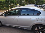 Honda Civic Sedan IX 2011-2016 Window Deflectors (4 pcs, Sunplex Sport) photo 4