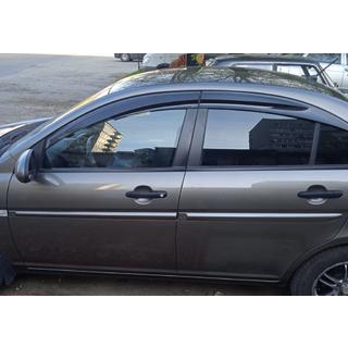 Window Deflectors (4 pcs, Sunplex Sport) Hyundai Accent 2006-2010 photo 4