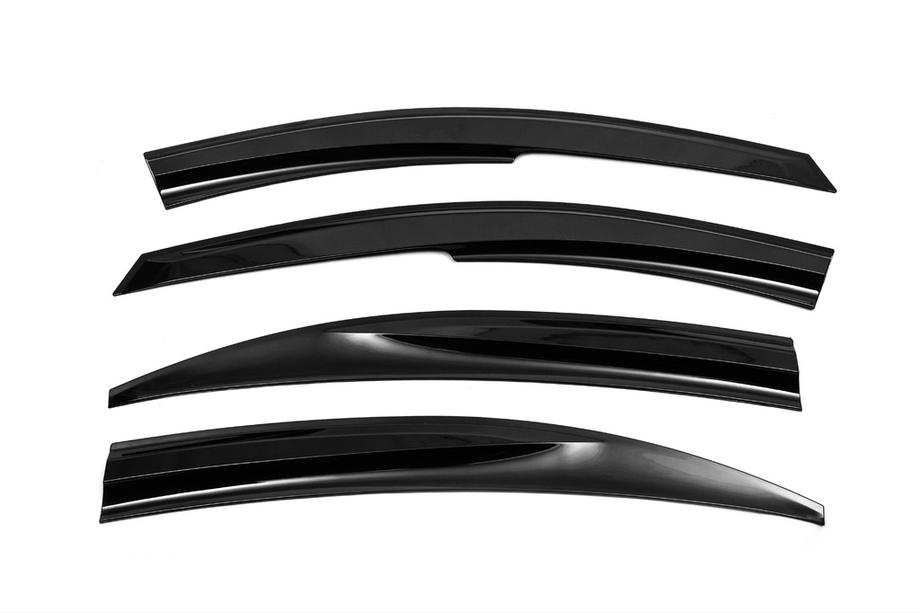 Hyundai Accent 2006-2010 Window Deflectors (4 pcs, Sunplex Sport) Photo 8