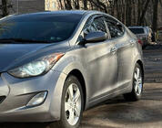 Hyundai Elantra (MD/UD) 2011-2015 Window Deflectors (4 pcs, Sunplex Sport) photo 1