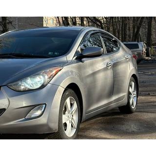 Window Deflectors (4 pcs, Sunplex Sport) Hyundai Elantra (MD/UD) 2011-2015 photo 1