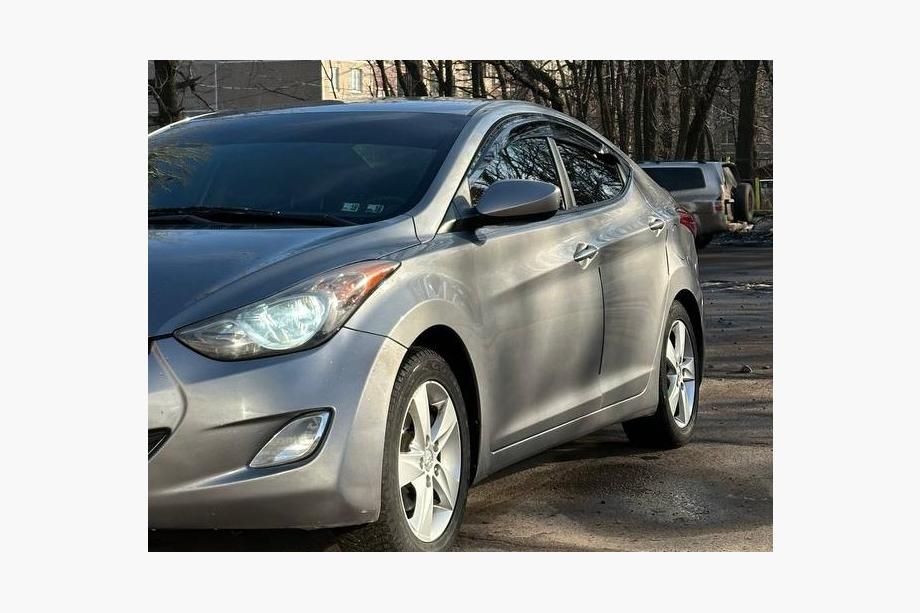 Hyundai Elantra (MD/UD) 2011-2015 Window Deflectors (4 pcs, Sunplex Sport) Image