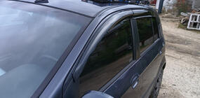 Hyundai Getz 2002- Window Deflectors (4 pcs, Sunplex Sport) photo 3