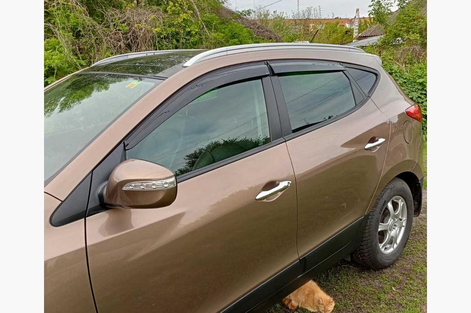 Hyundai IX-35 2010-2015 Window Deflectors (4 pcs, Sunplex Sport) Photo 1