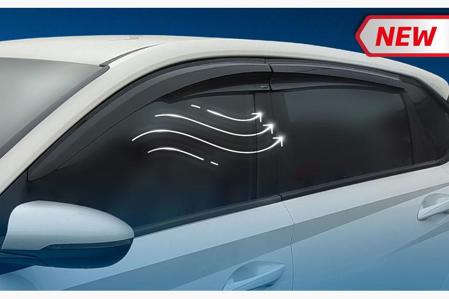 Hyundai I-20 2020- Window Deflectors (4 pcs, Sunplex Sport) Photo 1