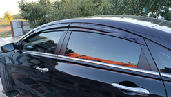 Hyundai Sonata YF 2010-2014 Window Deflectors (4 pcs, Sunplex Sport) photo 8