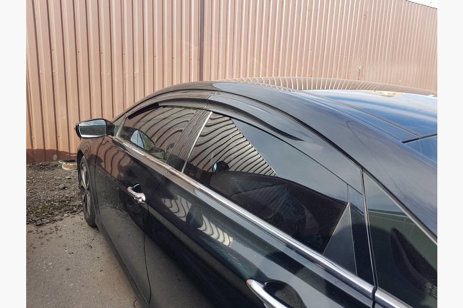 Hyundai Sonata YF 2010-2014 Window Deflectors (4 pcs, Sunplex Sport) Image
