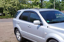 Kia Sorento I BL 2002-2009 Window Deflectors (4 pcs, Sunplex Sport) photo 8