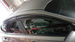 Kia Optima 2010-2016 Window Deflectors (4 pcs, Sunplex Sport) photo 2