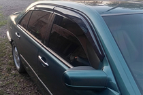 Mercedes E-class W210 1995-2002 Window Deflectors SD (4 pcs, Sunplex Sport) photo 4