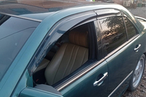 Mercedes E-class W210 1995-2002 Window Deflectors SD (4 pcs, Sunplex Sport) photo 1