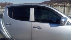 Mitsubishi L200 2006-2015 Window Deflectors (4 pcs, Sunplex Sport) photo 8