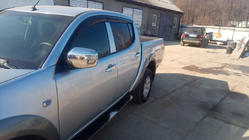 Mitsubishi L200 2006-2015 Window Deflectors (4 pcs, Sunplex Sport) photo 7