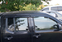 Nissan Navara 2006-2015 Window Deflectors (4 pcs, Sunplex Sport) photo 9