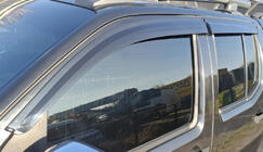 Nissan Navara 2006-2015 Window Deflectors (4 pcs, Sunplex Sport) photo 1