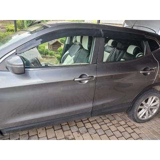 Window Deflectors (4 pcs, Sunplex Sport) Nissan Qashqai 2014-2021 photo 1