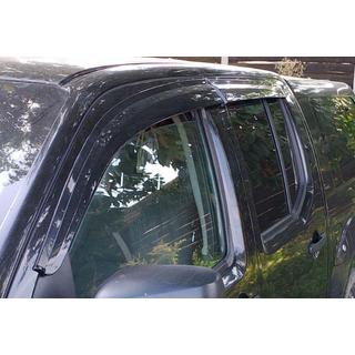 Window Deflectors (4 pcs, Sunplex Sport) Nissan NP300 1999-2015 photo 1