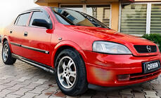 Opel Astra G classic 1998-2012 Window Deflectors SD/HB (4 pcs, Sunplex Sport) photo 3