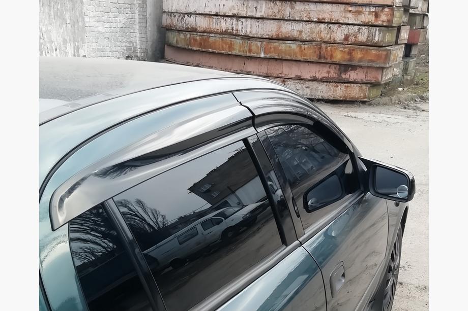 Opel Astra G classic 1998-2012 Window Deflectors SD/HB (4 pcs, Sunplex Sport) Image