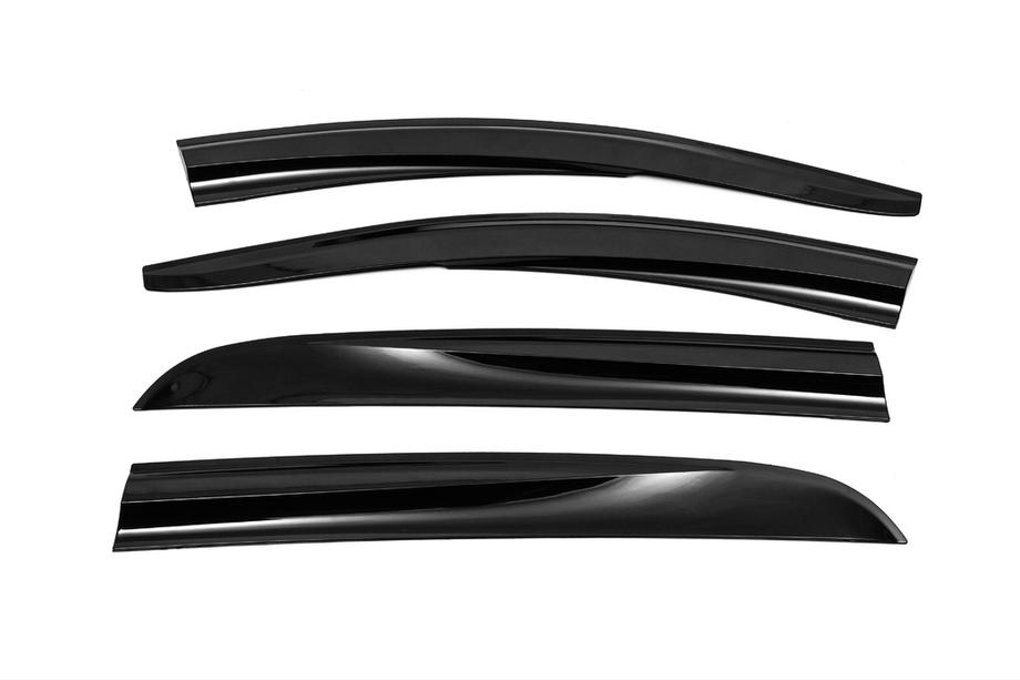 Opel Corsa D 2007-2014 Window Deflectors (4 pcs, Sunplex Sport) Image