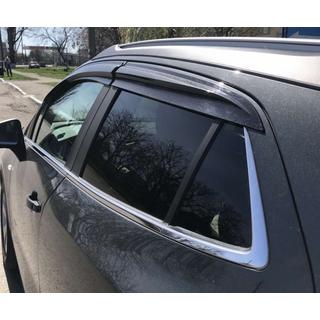 Window Deflectors (4 pcs, Sunplex Sport) Opel Mokka 2012-2021 photo 2