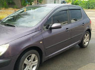 Peugeot 307 2001-2008 Window Deflectors HB (4 pcs, Sunplex Sport) photo 3