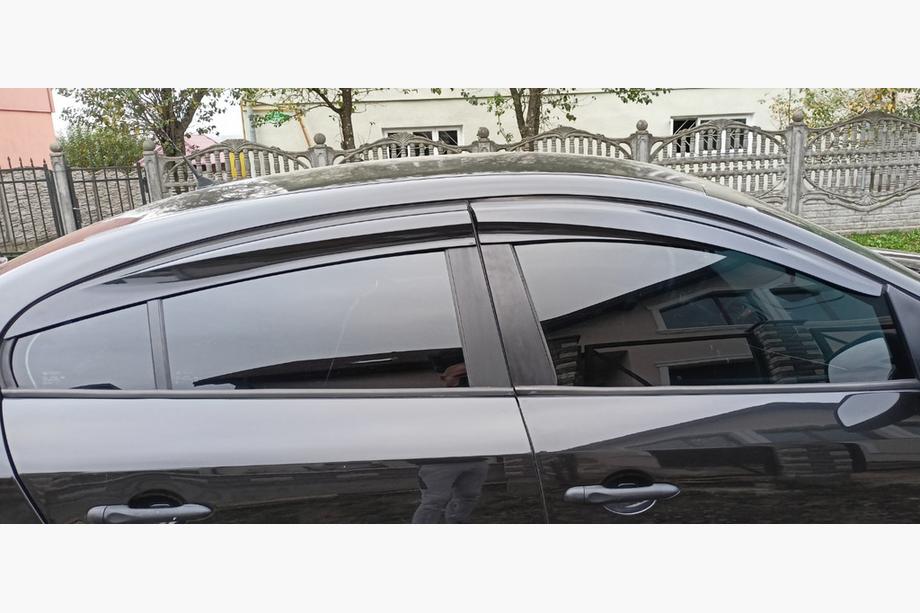 Renault Fluence 2009-2016 Window Deflectors (4 pcs, Sunplex Sport) Photo 3