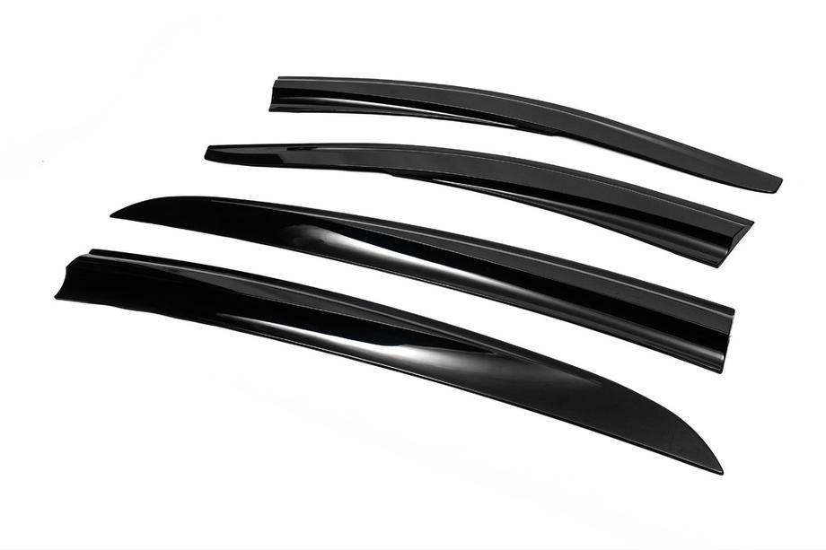 Renault Fluence 2009-2016 Window Deflectors (4 pcs, Sunplex Sport) Photo 8