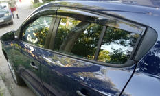 Renault Megane III 2009-2016 Window Deflectors HB (4 pcs, Sunplex Sport) photo 7