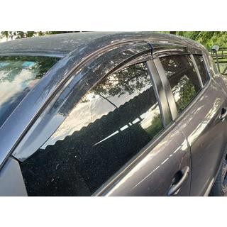 Window Deflectors HB (4 pcs, Sunplex Sport) Renault Megane III 2009-2016 photo 1