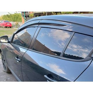 Window Deflectors HB (4 pcs, Sunplex Sport) Renault Megane III 2009-2016 photo 2